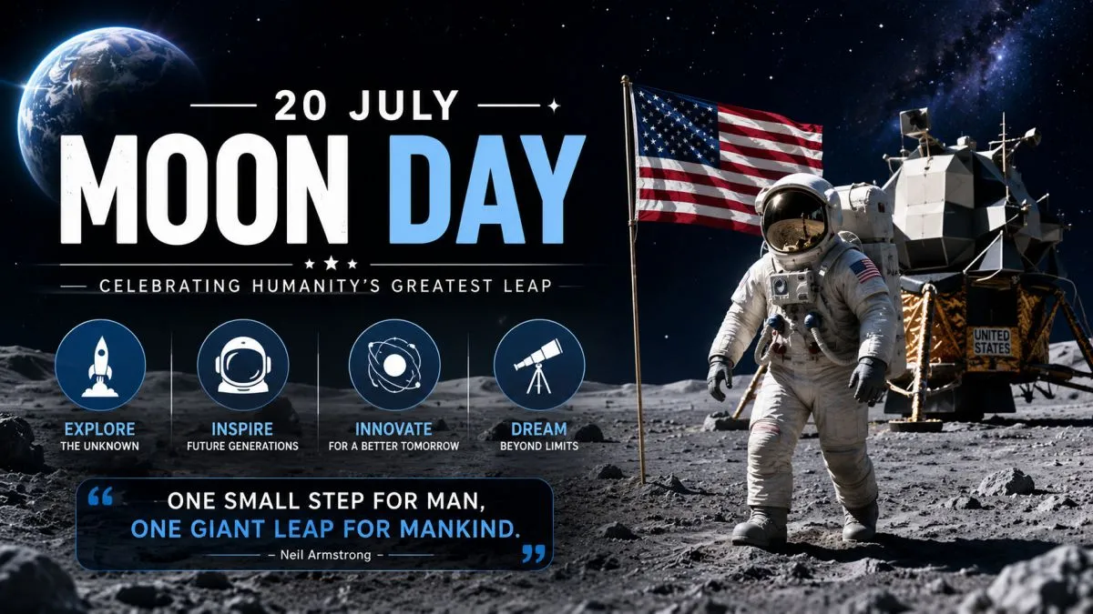Moon Day – 20 July: Celebrating Humanity's Greatest Journey to the Moon